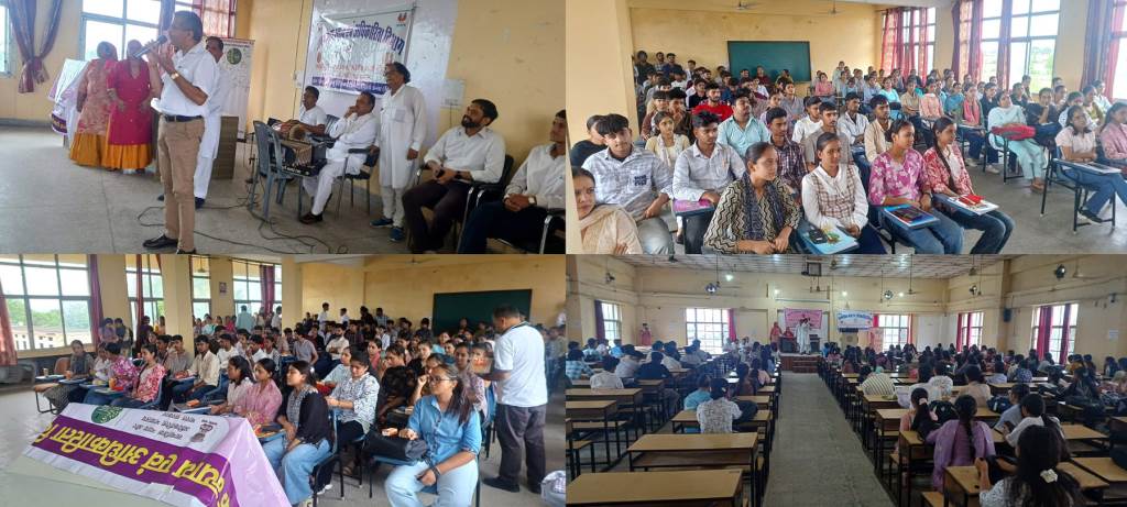 Awareness camps organized under the Nasha Mukt Bharat Abhiyan DrugFree India Campaign theatre troupes urge youth to stay away from drugs